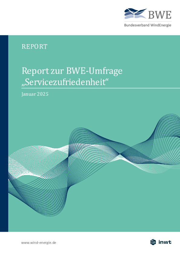 BWE-Serviceumfrage 2025 (01/2025) BWE-Serviceumfrage 2025 (01/2025)