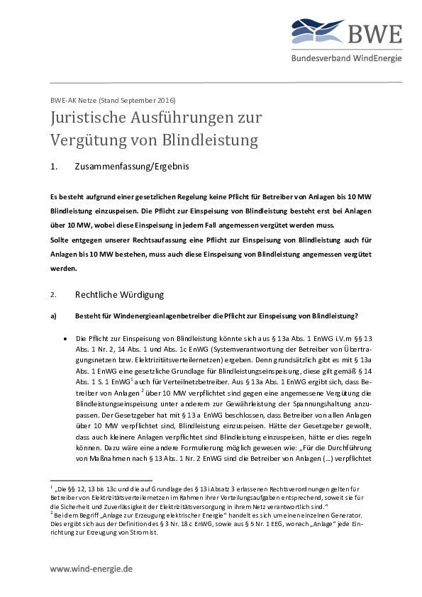 Juristische Ausführungen zur Vergütung von Blindarbeit Juristische Ausführungen zur Vergütung von Blindarbeit
