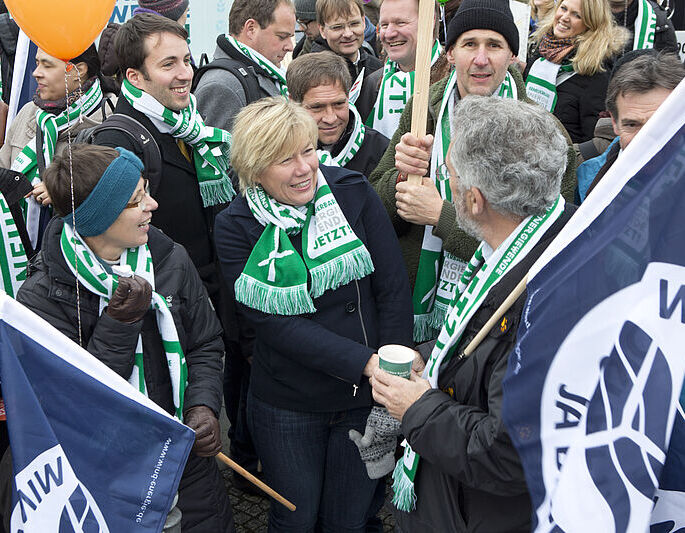 Sylvia-Pilarsky Grosch Sylvia-Pilarsky Grosch auf einer Demo