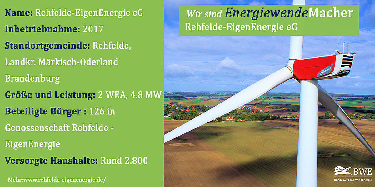 Rehfelde-EigenEnergie eG - Bürgernahe Energiegenossenschaft mit Modellcharakter