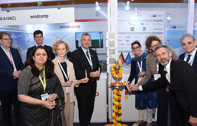 Eröffnung des German Pavilion auf der Windergy Messe in Chennai 2025 Eröffnung des German Pavilion auf der Windergy Messe in Chennai 2025
