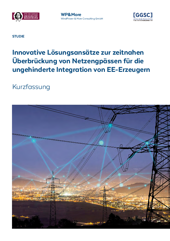 Studie im Auftrag des BWE: Netzoptimierung und Erneuerbare - Kurzfassung (06/2019) Studie im Auftrag des BWE: Netzoptimierung und Erneuerbare - Kurzfassung (06/2019)