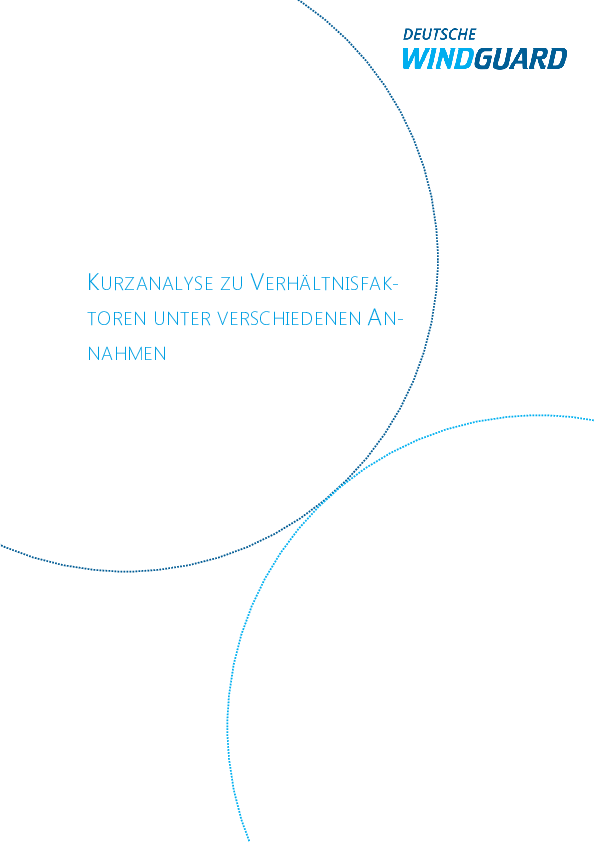 Kurzanalyse zu Verhältnisfaktoren unter verschiedenen Annahmen (2016)
