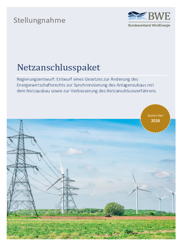 Stellungnahme zum Netzpaket II (Kabinettsbeschluss)