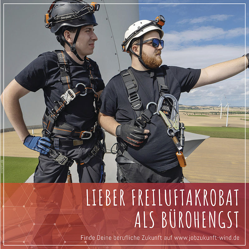 Lieber Freiluftakrobat als Bürohengst Kampagnenmotiv 2 - "Lieber Freiluftakrobat als Bürohengst"
