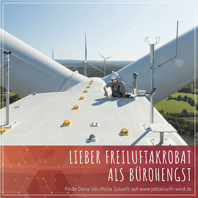 Lieber Freiluftakrobat als Bürohengst Kampagnenmotiv - "Lieber Freiluftakrobat als Bürohengst"
