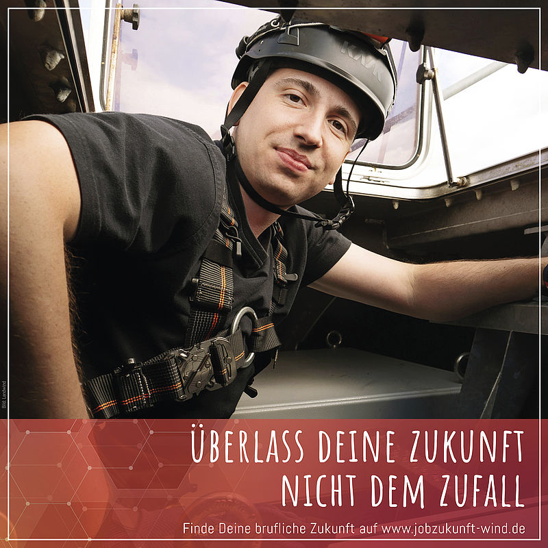 Überlass deine Zukunft nicht dem Zufall Kampagnenmotiv 2 - "Überlass deine Zukunft nicht dem Zufall"