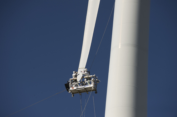 Rotorblattinspektion © windpower works Rotorblattinspektion