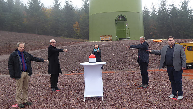 Einweihung im Windpark Biederbach Einweihung im Windpark Biederbach