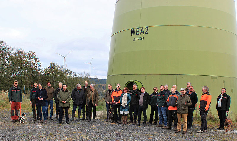 Teilnehmer des Workshops Wind im Forst, © BWE Teilnehmer Workshop Wind im Forst, © BWE